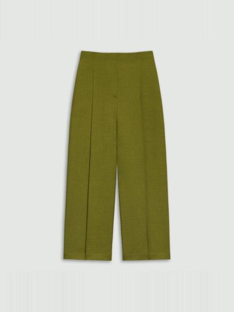 Deep Pleat Pant in City Twill