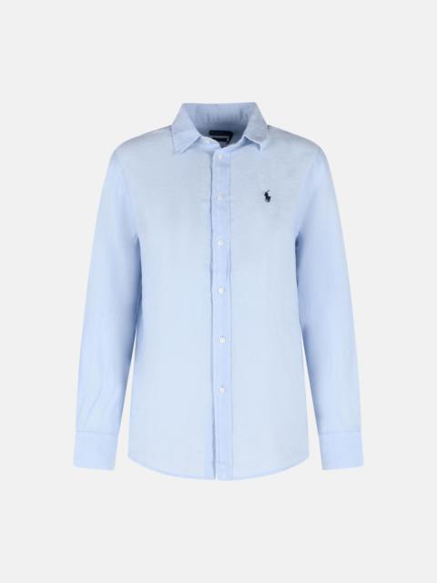 LIGHT BLUE LINEN SHIRT