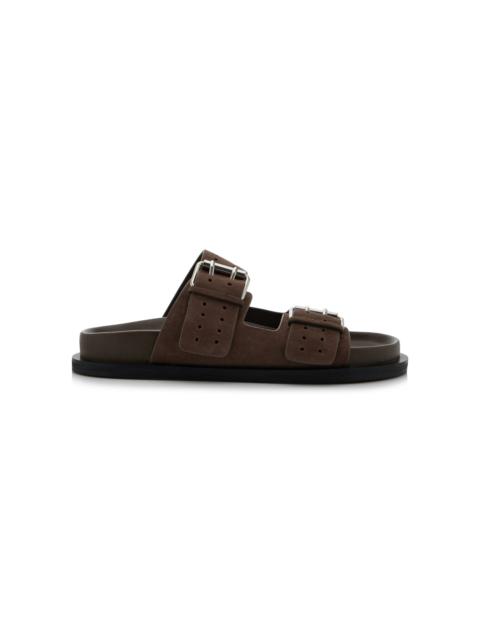 Leon Suede Sandals brown