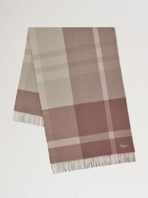 Large Check Merino Wool Scarf
Autumn Rose & Powder Rose Merino Wool