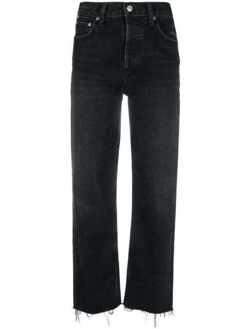 Florence cropped straight-leg jeans