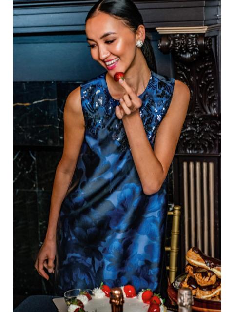 Uma Dress - Deep Ocean Bouquet