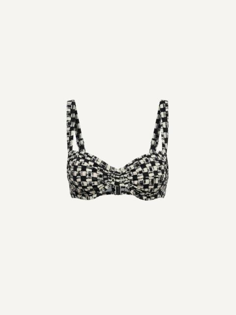 BECKETT TOP | IVORY/BLACK