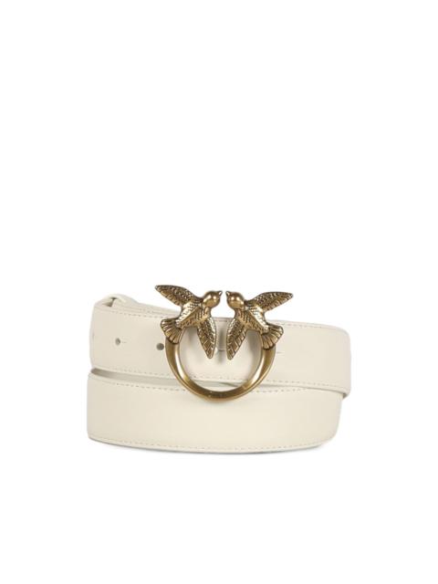 Love Birds leather belt