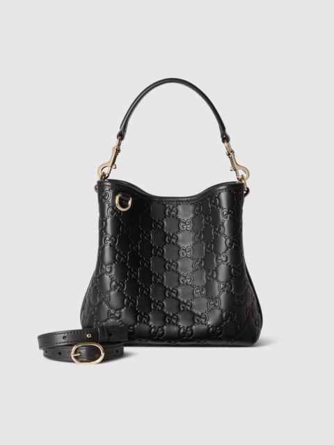 GG Emblem small bucket bag