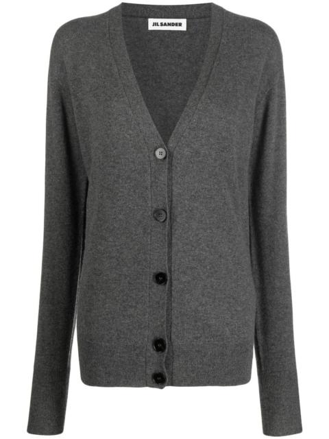 button-down cashmere cardigan