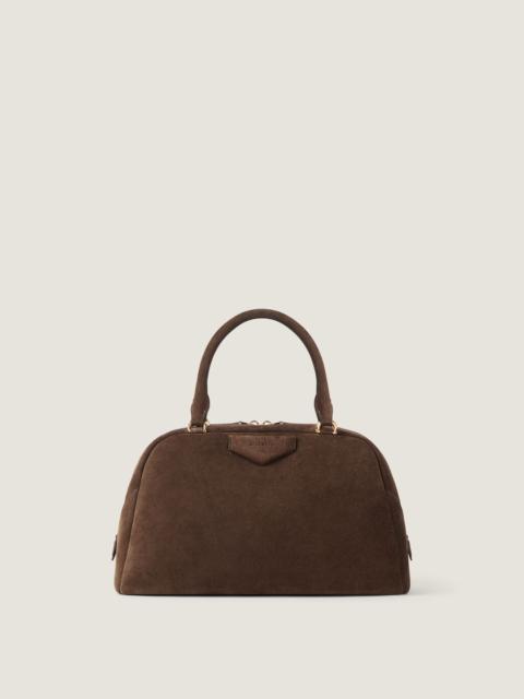 ANTIGONA EAST-WEST BOWLING BAG IN SUEDE