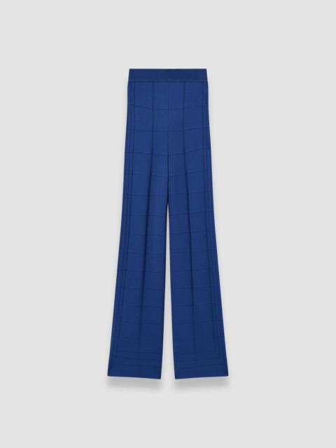 Viscose Grid Knit Trousers