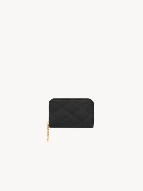 CASSANDRE BIJOU CHANGE PURSE IN GRAIN DE POUDRE LEATHER
