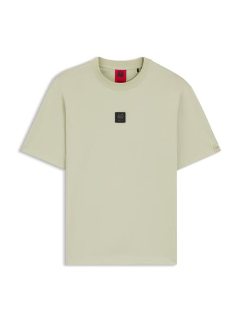 HUGO X RB T-SHIRT WITH BULL-GRAPHIC LOGO PATCH