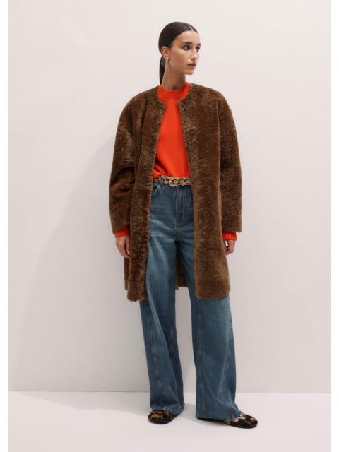 Luxe Collarless Coat