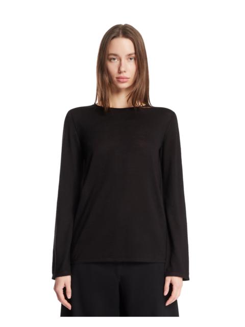 Black Monton Cashmere T-Shirt
