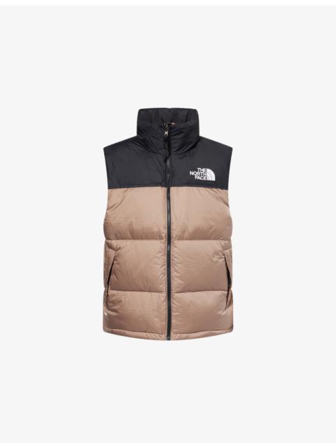 1996 Retro Nuptse Brand-Embroidery Shell-Down Vest