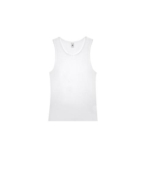 The Vest: Cotton Jersey White