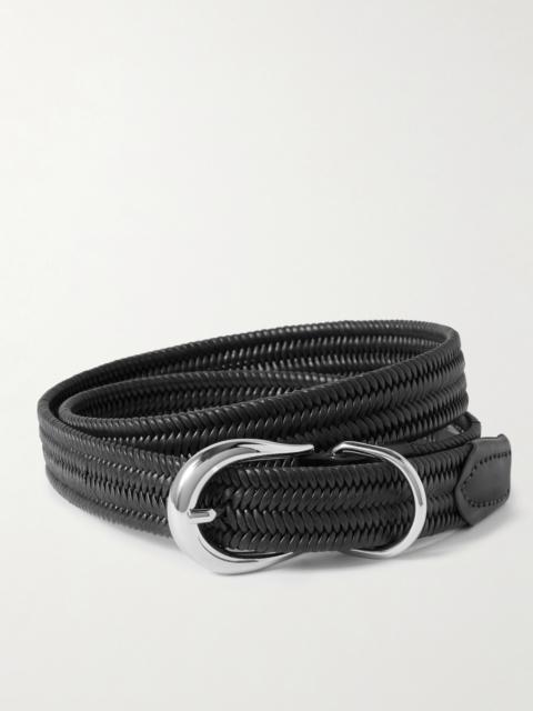 Hollyhock Braided Leather Belt