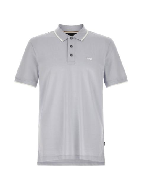 collar piping polo shirt
