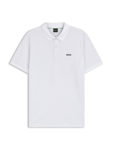 PRINTED POLO SHIRT IN COTTON PIQUÉ