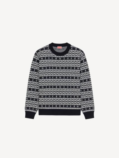 Merino wool jacquard jumper