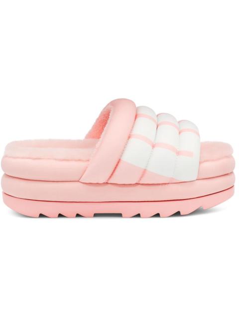 UGG Maxi Slide Logo Pink Scallop (Women's)