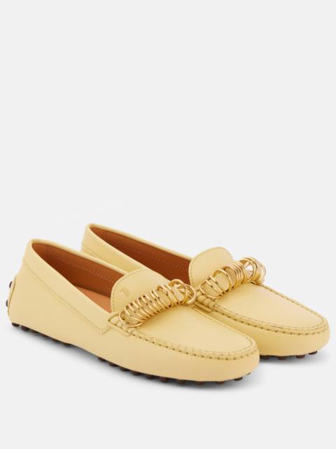 Gommino leather driving shoes