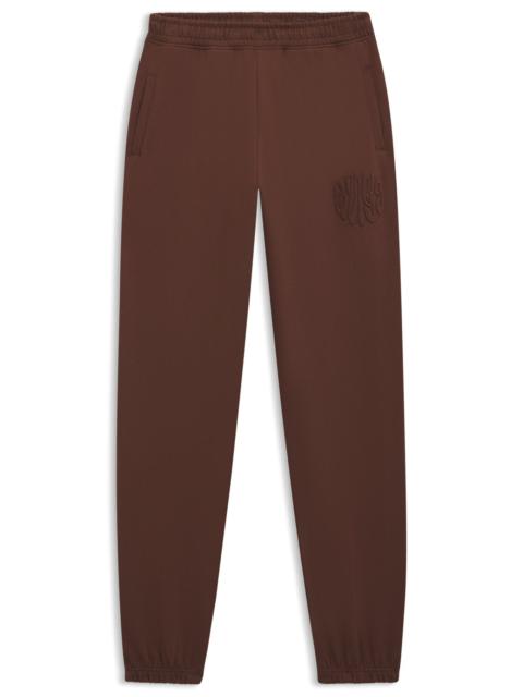 LOGO-ARTWORK TRACKSUIT BOTTOMS IN COTTON TERRY