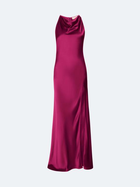 Satin Halter Gown