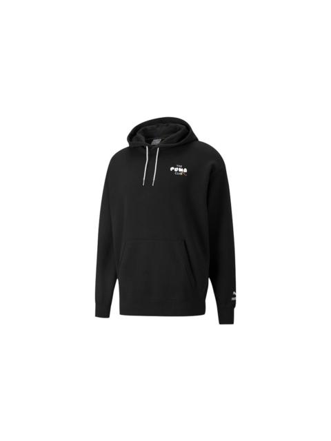 PUMA Club Graphic Living Series Funny Printing Knit Sports Black 533198-01