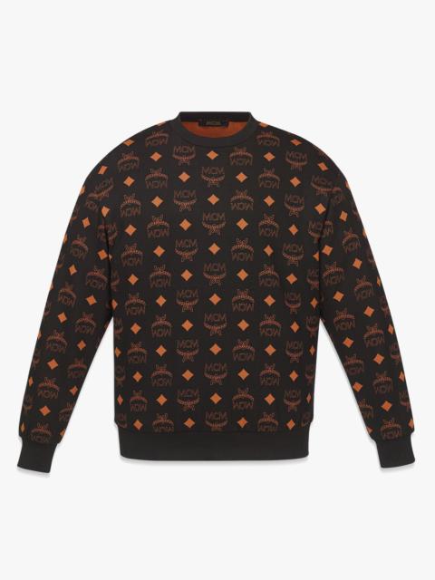 Maxi Monogram Print Sweatshirt in Organic Cotton