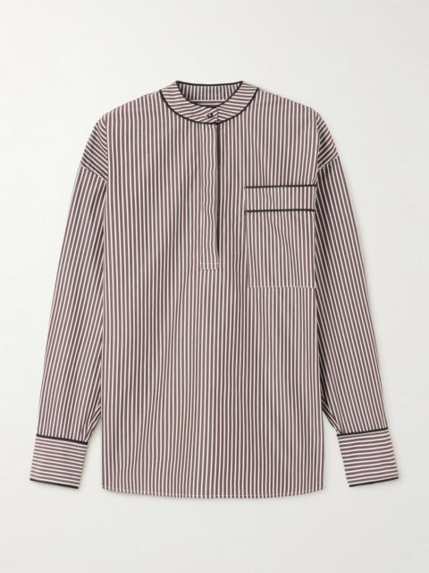 Verna Striped Cotton-poplin Shirt
