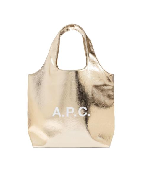 Ninon metallic tote bag