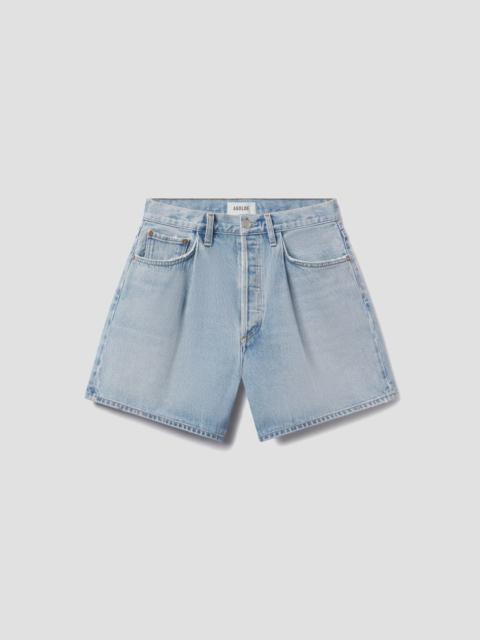 RHODA PLEATED A-LINE SHORT IN RAFT