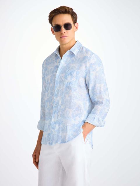 Men's Shirt Milan 26 Linen White