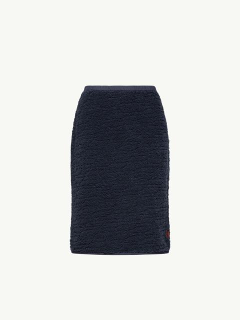Teddy Knee-Length Padded Skirt
