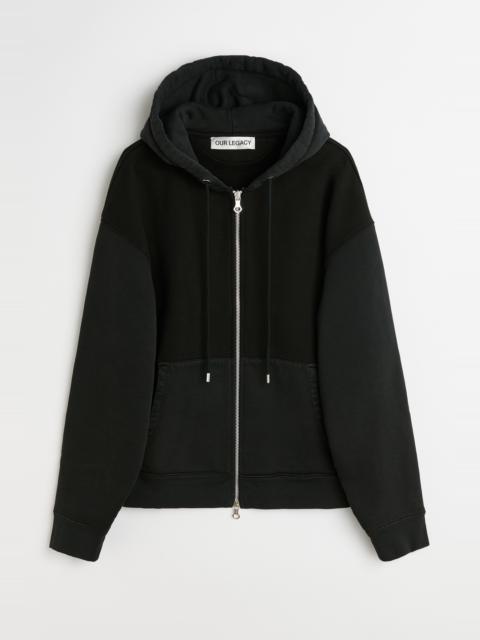 Rascal Hood Pigment Black Hefty Fleece