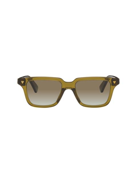Brown Triangle Sunglasses