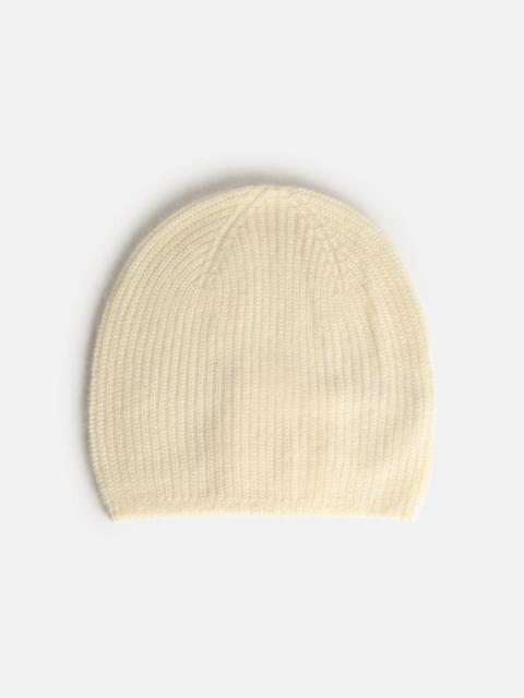 BEANIE 'FLYN' IVORY CASHMERE HAT