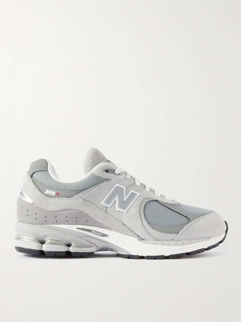 2002R Leather-Trimmed Suede and Mesh Sneakers