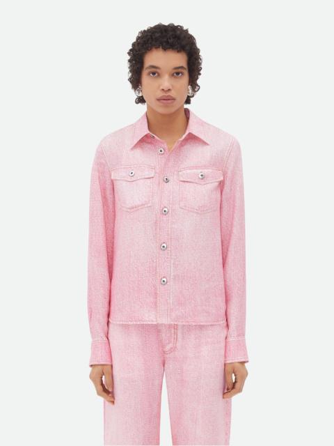 Printed Denim Viscose Shirt