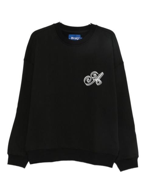 logo-print crew-neck sweatshirt