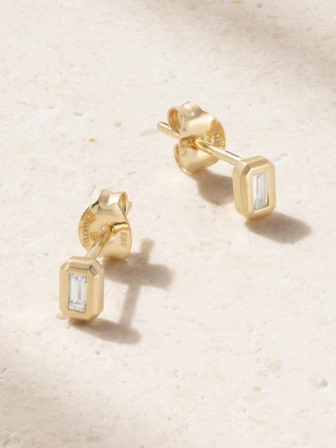 14-karat Gold Diamond Earrings