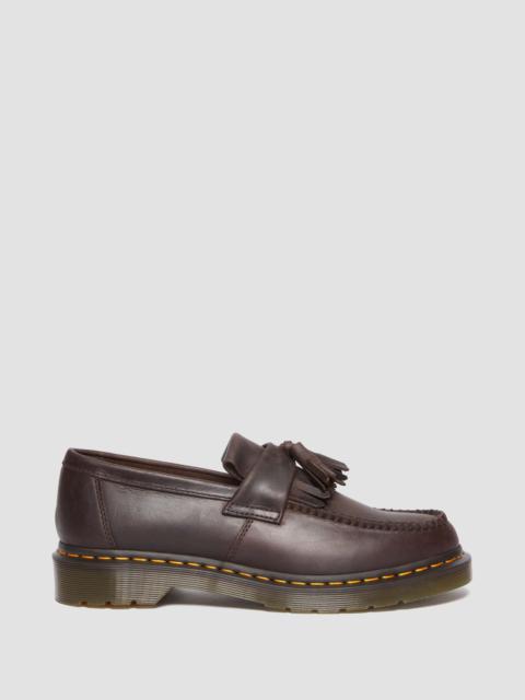 Adrian Crazy Horse Leather Tassel Loafers