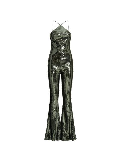 sequin-embellishment jumpsuit