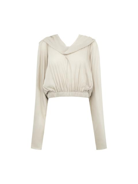 CROPPED HOODED TUNIC