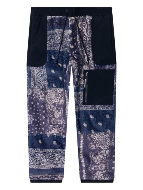 bandana-pattern track pants