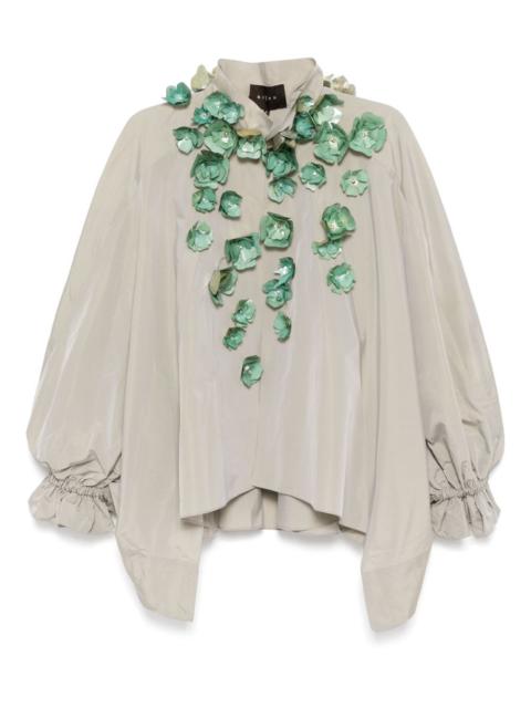 embellished taffeta jacket