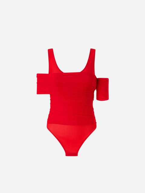 OFF-THE-SHOULDER JERSEY BODYSUIT