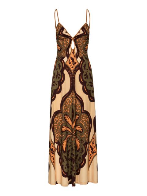 Nuestra Tierra Jersey Maxi Dress multi