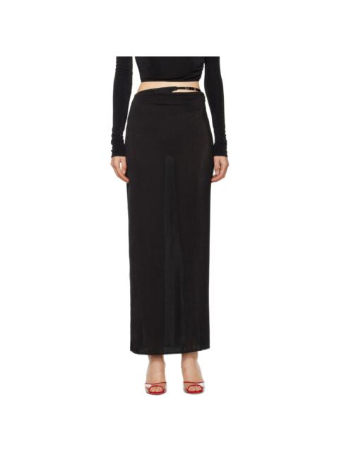 Black Kerry Maxi Skirt