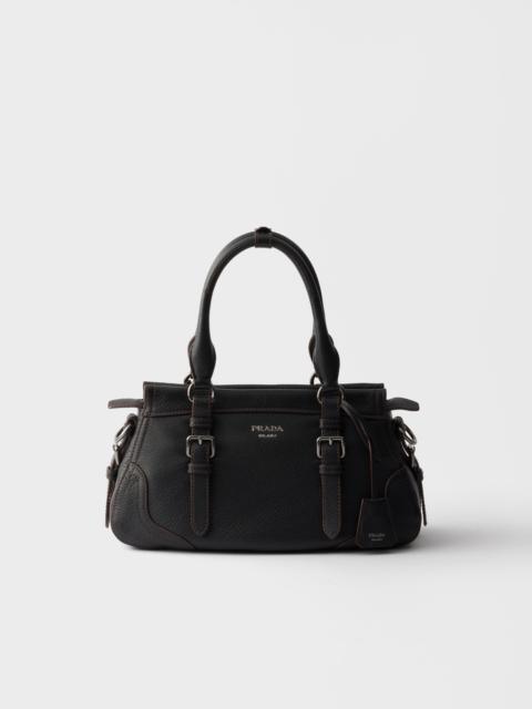 Large leather tote bag