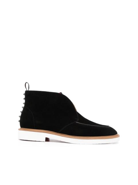 Citycrepe spike-stud leather boots